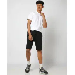 yousta Men Regular Fit Knit Shorts-picture-45