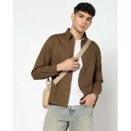 yousta Men Relaxed Fit Denim Jacket with Patch Pocket-picture-28