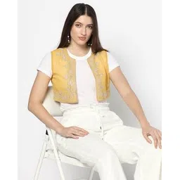 yousta Women Embroidered Regular Fit Shrug-picture-28