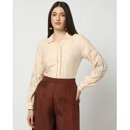 yousta Women Embroidered Regular Fit Top-picture-14