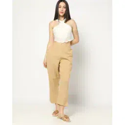 yousta Women Flat-Front Mid-Rise Pants-picture-19