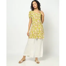yousta Women Floral Print Straight Kurta-picture-27