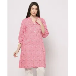 yousta Women Floral Print Straight Kurta-picture-46