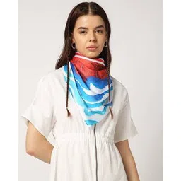 yousta Women Graphic Print Satin Stole-picture-22