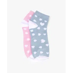 yousta Women Pack of 2 Printed Ankle-Length Socks-picture-32