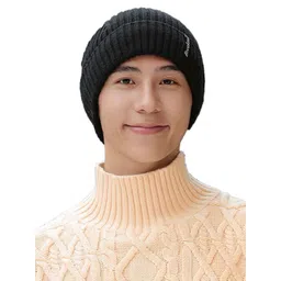 YOUSTYLO Unisex Ribbed Woollen Beanie-picture-32