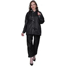 youth robe - premium brand Women�s Waterproof Rain Suit � Lightweight Hooded Rain Coat & Pants Set, Windproof Outdoor Jacket for Hiking, Travel & Work with Storage Bag-picture-12