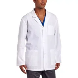 Youth Robe YR Full Sleeve White Cotton Lab Coat for Men (Size XXL)-picture-29