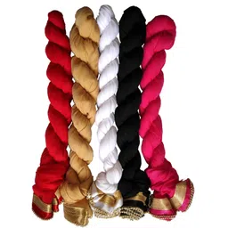 youthquake Chiffon Solid Multicolor Women Dupatta-picture-12