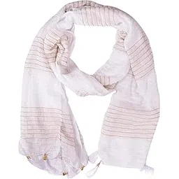 youthquake Embroidered Work Chiffon Dupatta for Womens & Girls with Latkan-picture-30