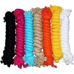 youthquake Women's Solid Casual Dailywear Faux Chiffon Multi Color Dupatta With Pum Pum Lace-picture-36