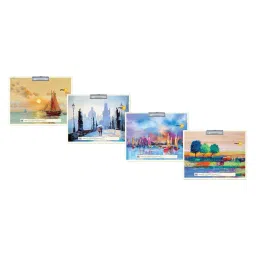 Youva Drawing Exam Board 33cmx43cm Assorted Durable Clip, (Pack of 4)-picture-40