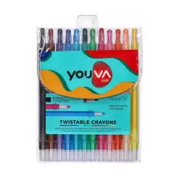 Youva Twistable Crayons Super Bright Colours (Pack of 12), 35091-picture-33