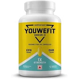 YouWeFit Omega-3 Fish Oil (60 Capsules) | 1000mg Daily Strength Fish Oil Capsules (180mg EPA & 120mg DHA) | No Fishy Burps | For Heart, Skin & Brain Health-picture-18