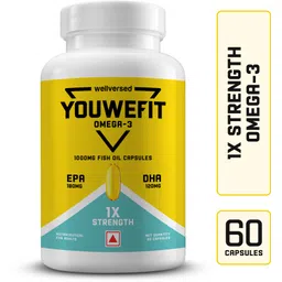 youwefit Omega-3 Fish Oil | 1000mg Daily Strength Fish Oil Capsules | No Fishy Burps-picture-18