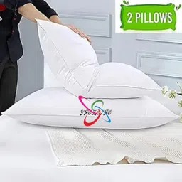 ypoloipo LUXURY Polyester Fibre Solid Sleeping Pillow Pack of 5 image 4