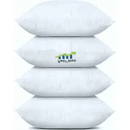 ypoloipo LUXURY Polyester Fibre Solid Sleeping Pillow Pack of 4-picture-31