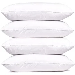 ypoloipo LUXURY Polyester Fibre Solid Sleeping Pillow Pack of 4-picture-26
