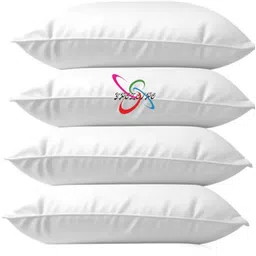 ypoloipo LUXURY Polyester Fibre Solid Sleeping Pillow Pack of 4-picture-32