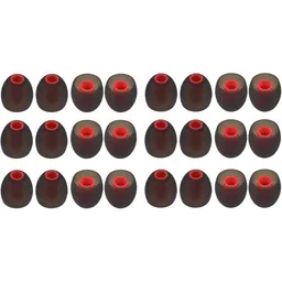 YTM 24 pcs red earbuds rubber Silicon Earbuds (Size-M) In The Ear Headphone Cushion In The Ear Headphone In The Ear Headphone Cushion-picture-40