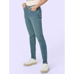 YU by Pantaloons Blue Mid Rise Jeans image 1