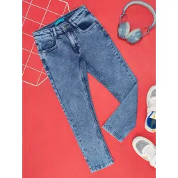 YU by Pantaloons Boys Blue Cotton Regular Fit Jeans-picture-23