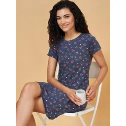 YU by Pantaloons Conversational Printed Pure Cotton Nightdress-picture-26