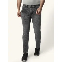 YU by Pantaloons Dark Grey Cotton Slim Fit Jeans-picture-25