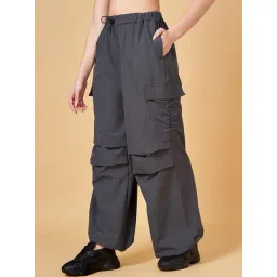 YU by Pantaloons Grey Mid Rise Joggers-picture-16