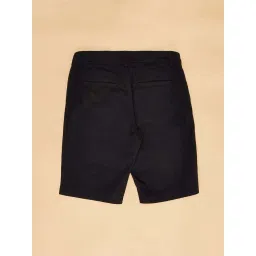 YU by Pantaloons Kids Black Cotton Regular Fit Shorts image 4