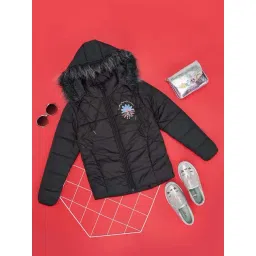 YU by Pantaloons Kids Black Printed Full Sleeves Jacket-picture-38