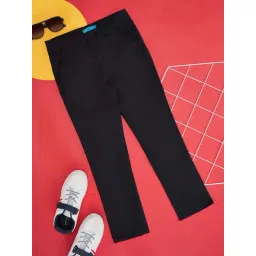 YU by Pantaloons Kids Black Regular Fit Pants-picture-27