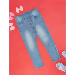 YU by Pantaloons Kids Blue Cotton Regular Fit Jeans-picture-29