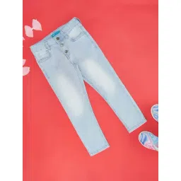 YU by Pantaloons Kids Blue Cotton Regular Fit Jeans-picture-39