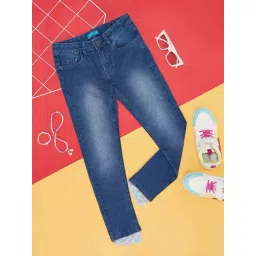 YU by Pantaloons Kids Blue Cotton Regular Fit Jeans-picture-33