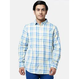 YU by Pantaloons Men Slim Fit Checked Casual Shirt-picture-14