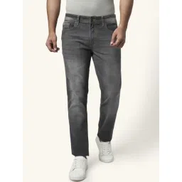 YU by Pantaloons Mid Grey Cotton Slim Fit Jeans-picture-44