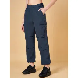 YU by Pantaloons Navy Mid Rise Joggers-picture-39