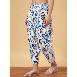 YU by Pantaloons Off-White Printed Pants-picture-35