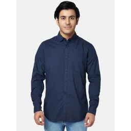 YU by Pantaloons Slim Fit Spread Collar Casual Cotton Shirt-picture-17