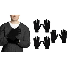 yuneek Solid Winter Men Gloves-picture-18