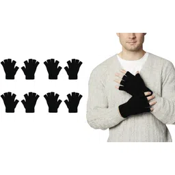 yuneek Solid Winter Men Gloves-picture-22