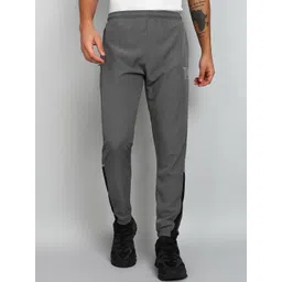 YUNEK Men Colourblocked Mid Rise Regular Fit Joggers-picture-34