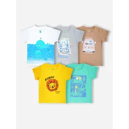 YUV Kids 5 Printed Applique T-shirt-picture-40