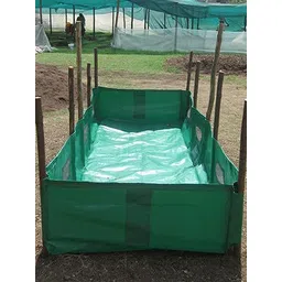 YUVAGREEN HDPE UV Stabilize Imported Vergin Fabric Agro Vermi Compost Making Bed Olive Green (Green, 12ftX4ftX2ft) image 1