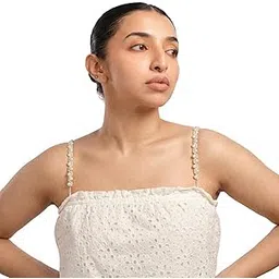 yuvanta Beaded Bra Straps for Women – Wedding Collection Fancy Detachable Shoulder Straps for Bra, Tops, Saree Blouses & Dresses –Handcrafted Straps Adjustable Bra Belt with Metal Hooks-picture-30