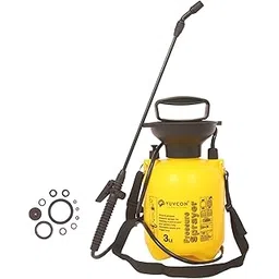 Yuvcon Manual Pressure Sprayer, Multi-Purpose Compression Sprayer For Gardening & Agriculture Spray Pump With Washer Set(3 Litre'S)-picture-14
