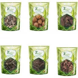 YUVIKA Combo Pack for Advance Hair Care - Awla - Reetha - Shikakai - Jatamansi - Gudhal Phool - Bhringraj Leaves 300 Grams (50 Grams Each)-picture-11