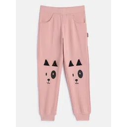 Yuvraah Kids Unisex Pink Printed Joggers-picture-19