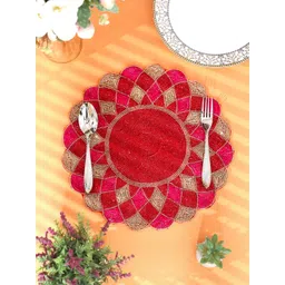 YWULY Red & Pink Beaded Table Placemats-picture-21